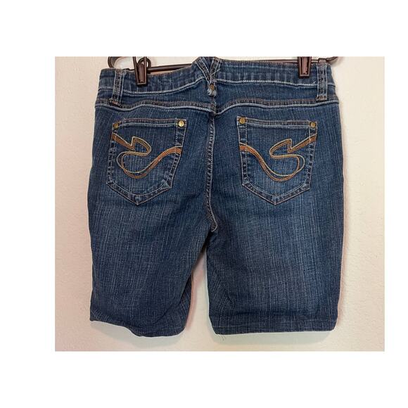 Vintage 1980s Southpole Denim Jean Shorts High Rise Jeans SIZE 13 - Picture 2 of 10